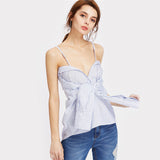 JF Blue Collection - Cold Shoulder Casual Blouse