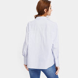 JF Blue Collection - Cold Shoulder Casual Blouse